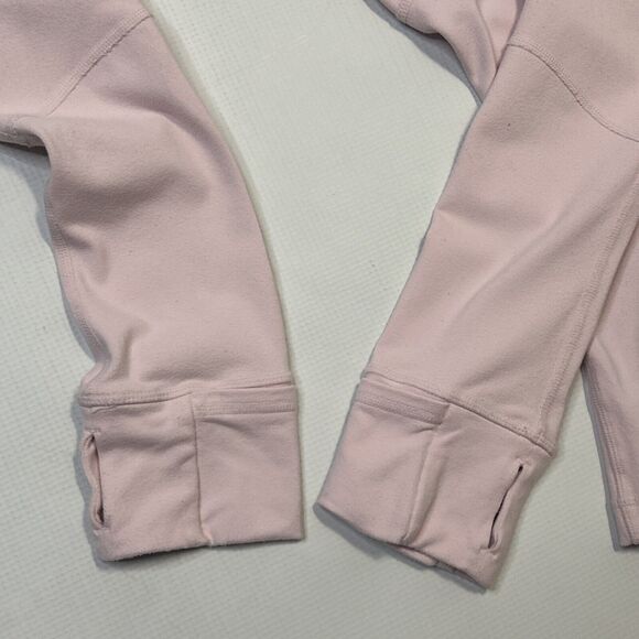 Lululemon DEFINE JACKET Pink With Black Zipper Size 8 Athletic Fit - Picture 8 of 11